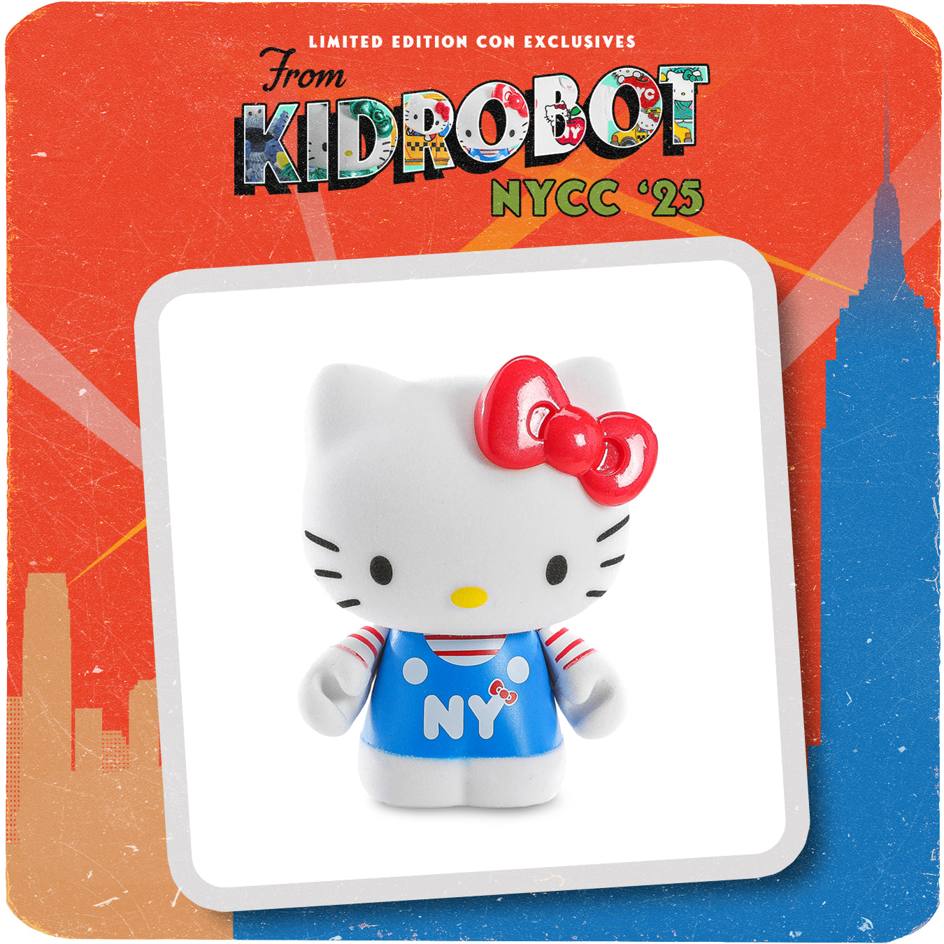 2025 CON EXCLUSIVE: Hello Kitty® NYC 3" Flocked Vinyl Mini Figure (Limited Edition of 500)