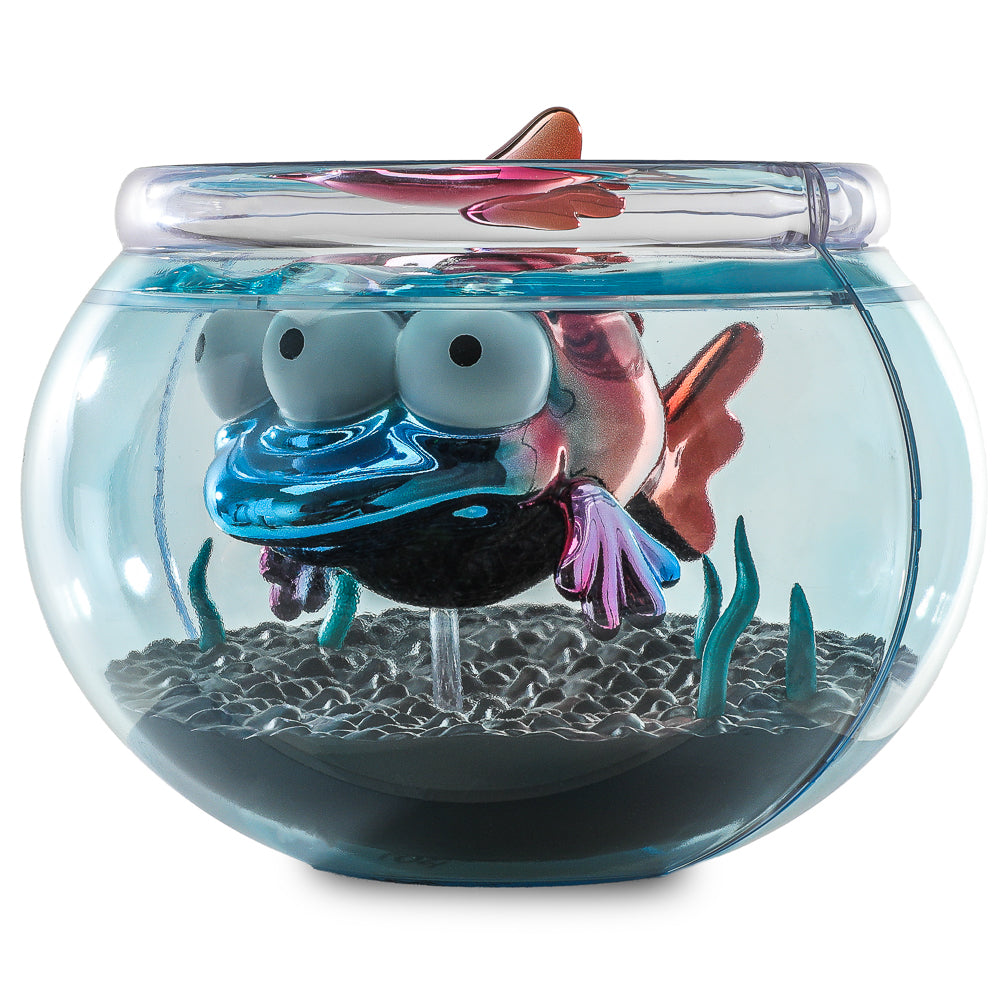 The Simpsons - Blinky in Fish Bowl 5.5” Vinyl Art Figure (Nuclear Electroplate Edition) - NYCC 2025 Debut - SOLD OUT!