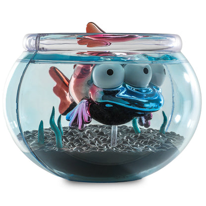 The Simpsons - Blinky in Fish Bowl 5.5” Vinyl Art Figure (Nuclear Electroplate Edition) - NYCC 2025 Debut - SOLD OUT!