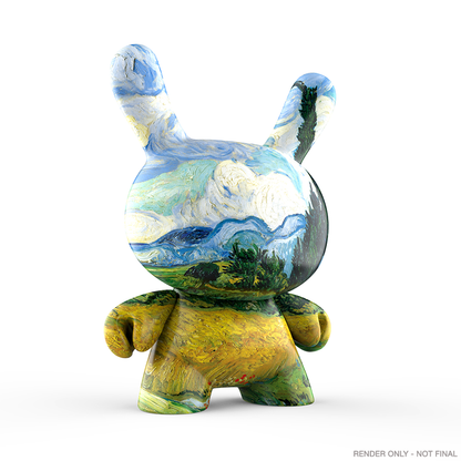 The Met 3" Showpiece Vinyl Art Dunny - Wheat Field with Cypresses by Vincent van Gogh (PRE-ORDER)