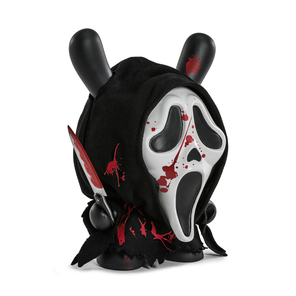 Ghost Face 8" Dunny Glow-in-the-Dark Vinyl Art Figure - Bloody Edition (PRE-ORDER)