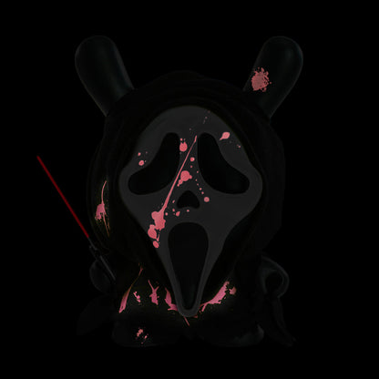 Ghost Face 8" Dunny Glow-in-the-Dark Vinyl Art Figure - Bloody Edition (PRE-ORDER)