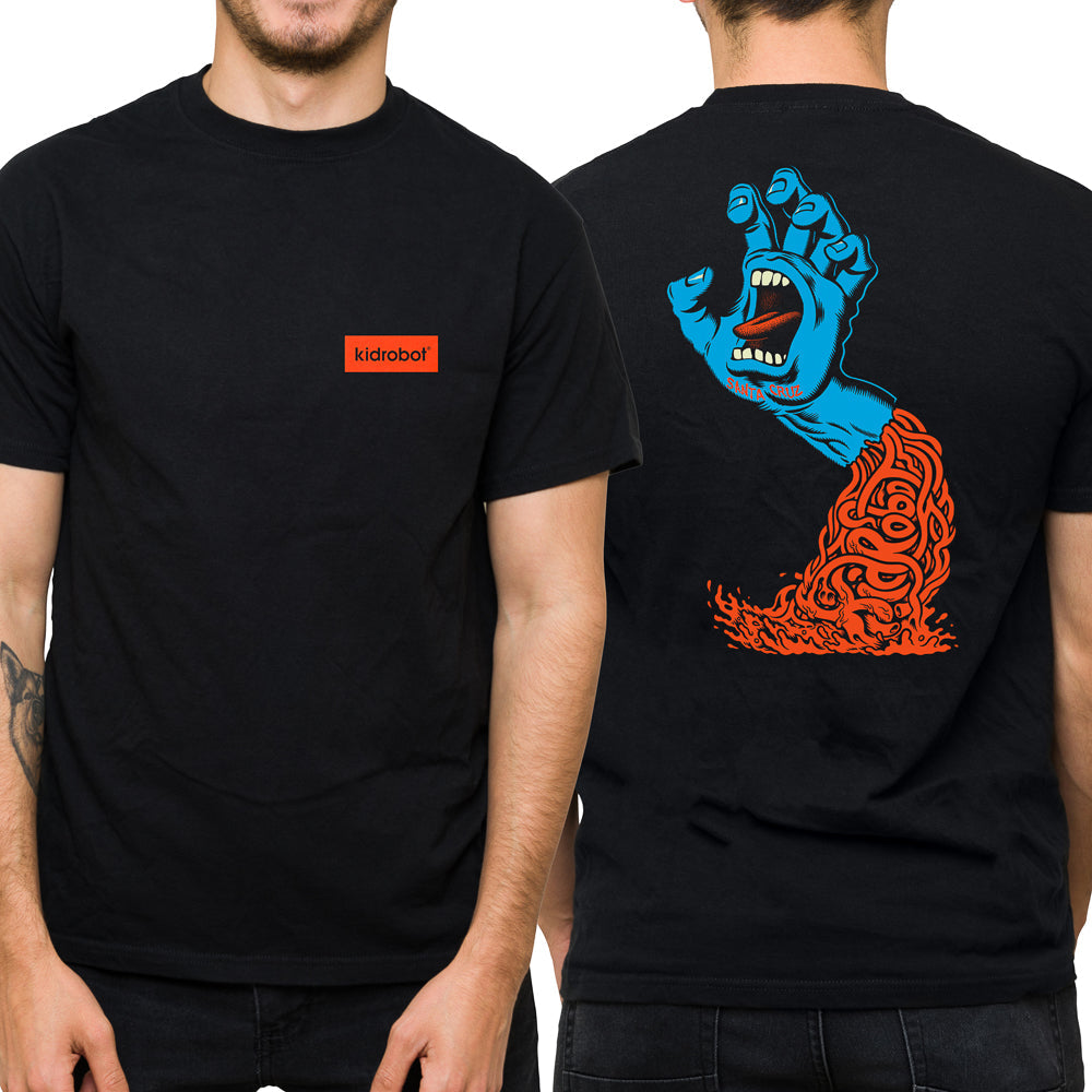 Santa Cruz Skateboards - 40th Anniversary Screaming Hand Glow-in-the Dark T-Shirt (Limited Edition of 150)