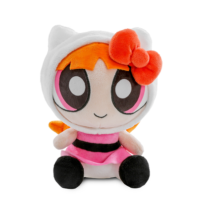 Hello Kitty® and Friends x The Powerpuff Girls - Blossom as Hello Kitty®, Bubbles as Cinnamoroll™, and Buttercup as Kuromi™ Phunny Plush Bundle 3-Pack (PRE-ORDER)