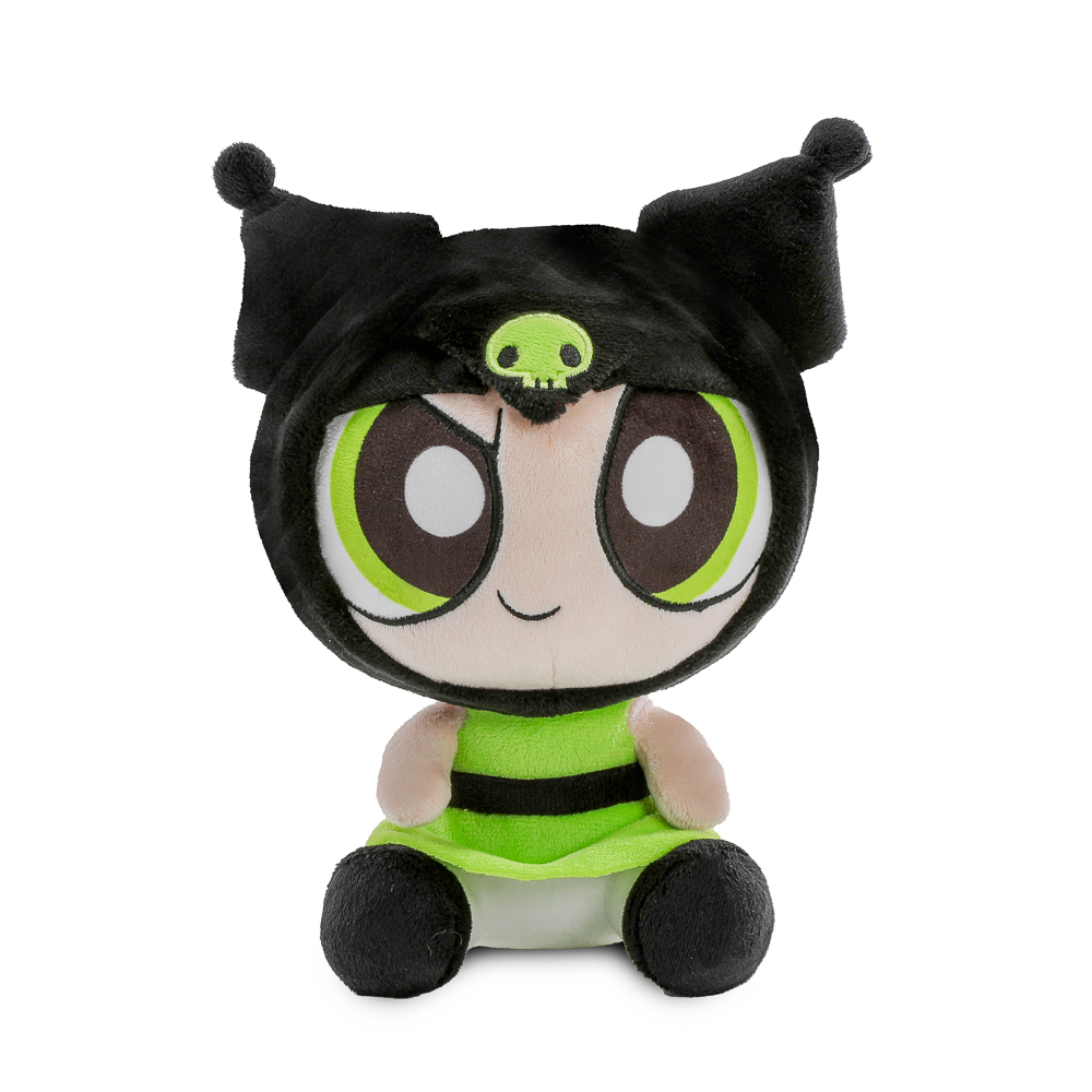 Hello Kitty® and Friends x The Powerpuff Girls - Buttercup as Kuromi™ Phunny Plush (PRE-ORDER)