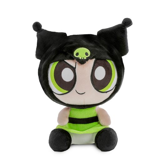 Hello Kitty® and Friends x The Powerpuff Girls - Buttercup as Kuromi™ Phunny Plush (PRE-ORDER)