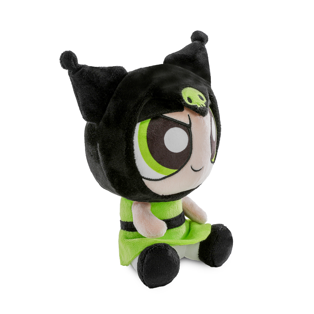 Hello Kitty® and Friends x The Powerpuff Girls - Blossom as Hello Kitty®, Bubbles as Cinnamoroll™, and Buttercup as Kuromi™ Phunny Plush Bundle 3-Pack (PRE-ORDER)