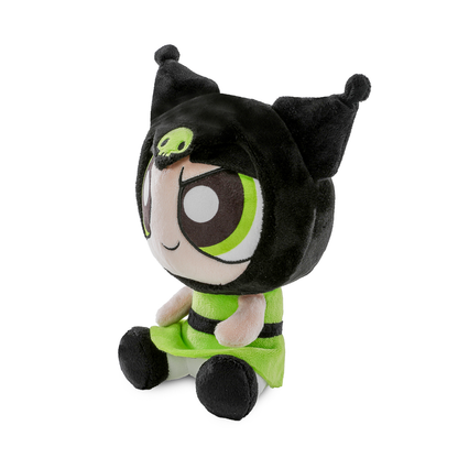 Hello Kitty® and Friends x The Powerpuff Girls - Buttercup as Kuromi™ Phunny Plush (PRE-ORDER)