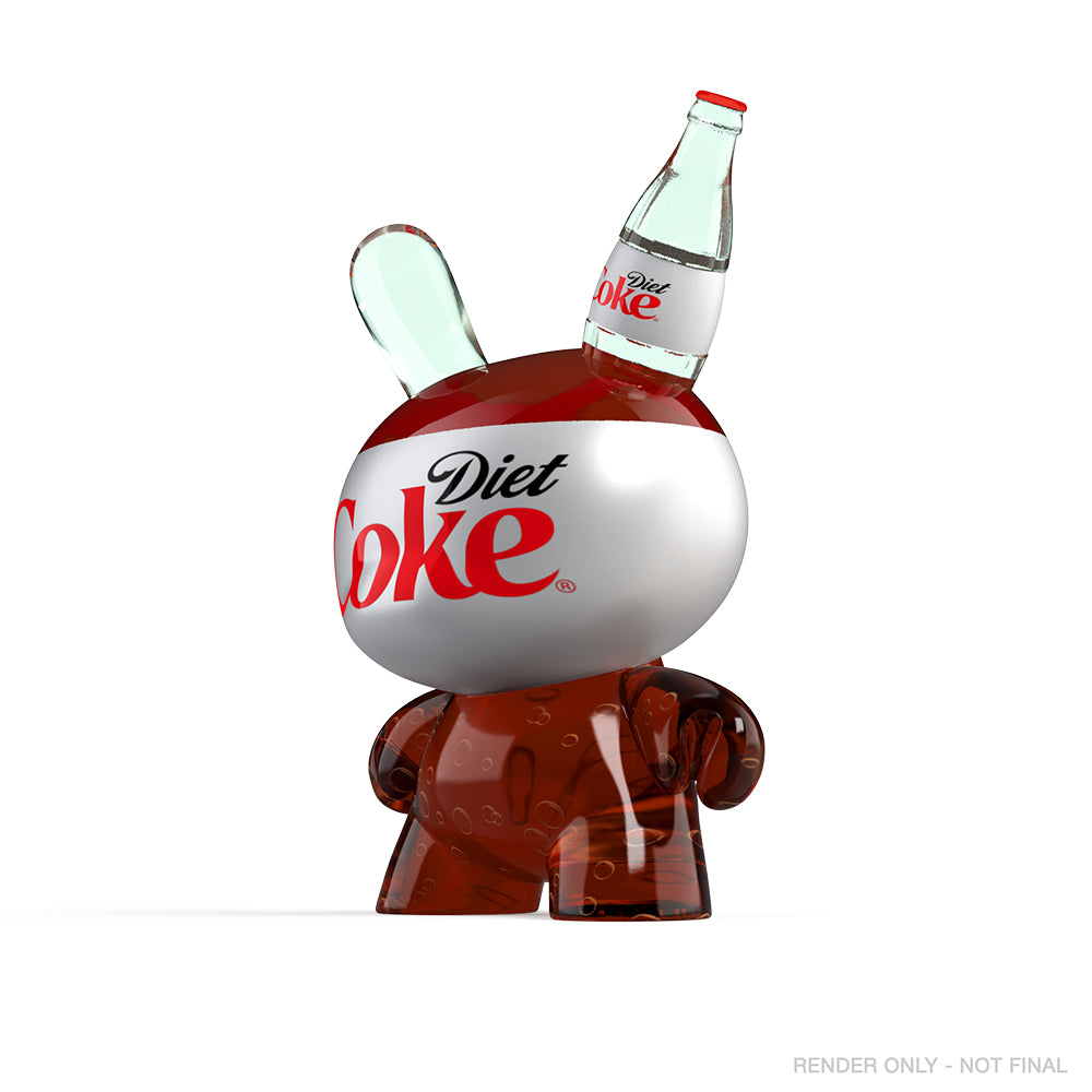 Kidrobot & Diet Coke® 3" Resin Dunny Art Figure (PRE-ORDER)