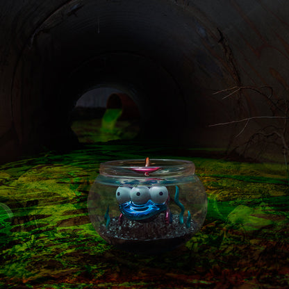 The Simpsons - Blinky in Fish Bowl 5.5” Vinyl Art Figure (Nuclear Electroplate Edition) - NYCC 2025 Debut - SOLD OUT!