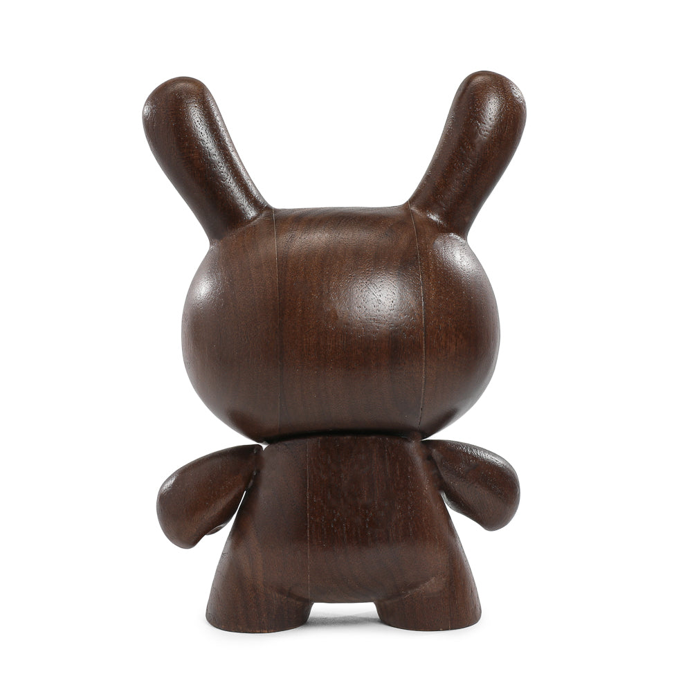 Kidrobot RAW Black Walnut 8" Wood Dunny (Limited Edition of 1000) (PRE-ORDER)