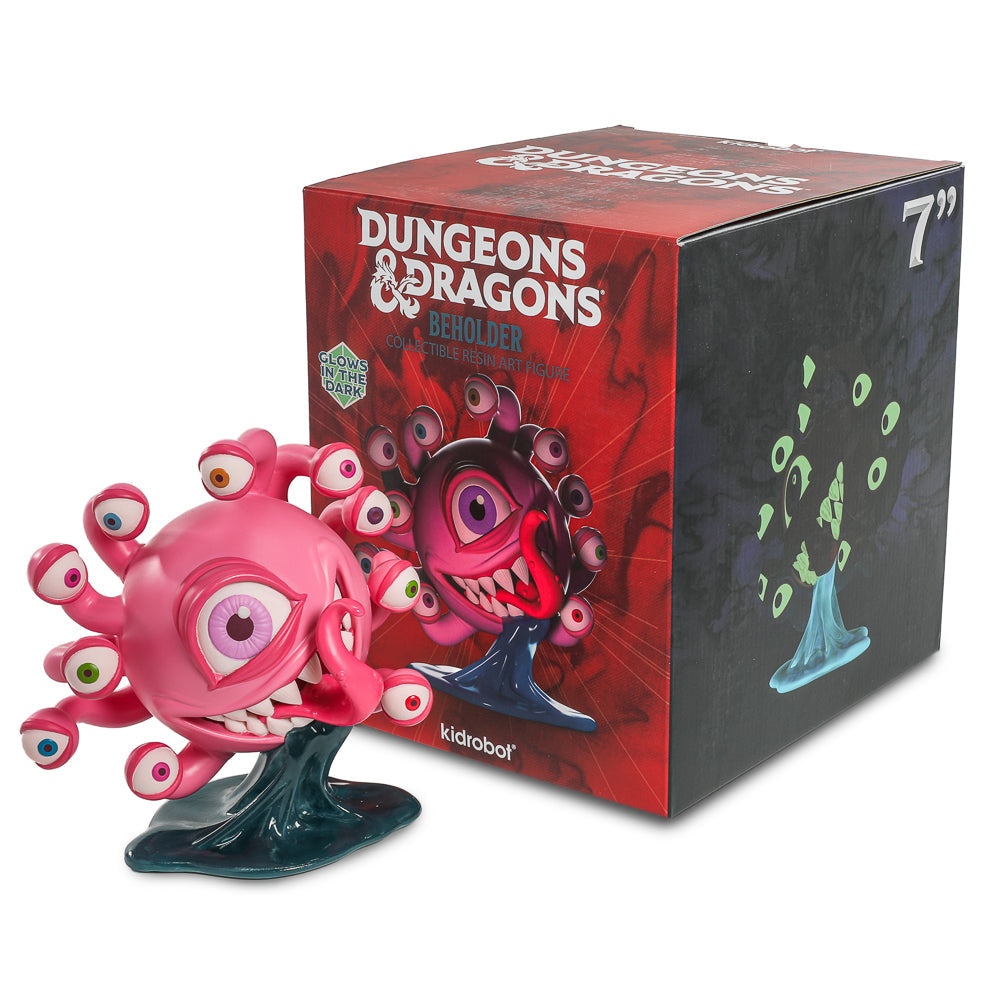 Dungeons & Dragons: Beholder 7" Resin Figure - Glow-In-The-Dark Edition by Kidrobot