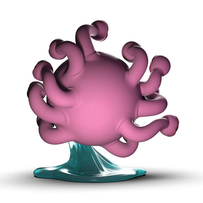 Dungeons & Dragons: Beholder 7" Resin Figure - Glow-In-The-Dark Edition by Kidrobot