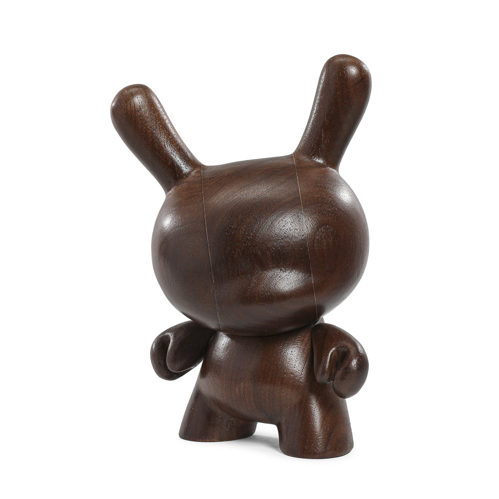 Kidrobot RAW Black Walnut 8" Wood Dunny (Limited Edition of 1000) (PRE-ORDER)