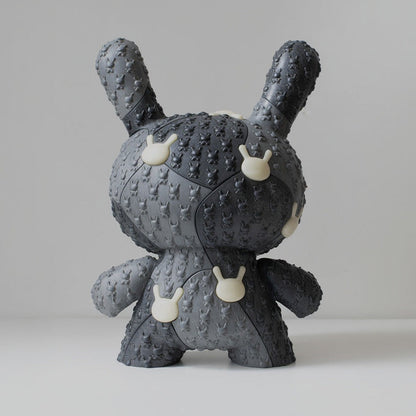 Kidrobot x Locknesters Puzzle Dunny 20" Glow-in-the-Dark Art Figure - Monochrome Edition - Kidrobot.com Exclusive (Limited Edition of 20)