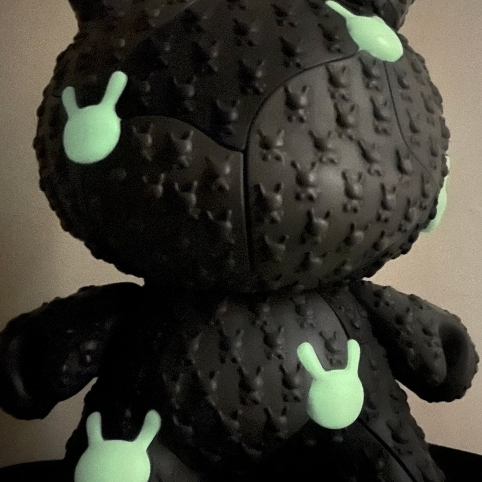 Kidrobot x Locknesters Puzzle Dunny 20" Glow-in-the-Dark Art Figure - Monochrome Edition - Kidrobot.com Exclusive (Limited Edition of 20)