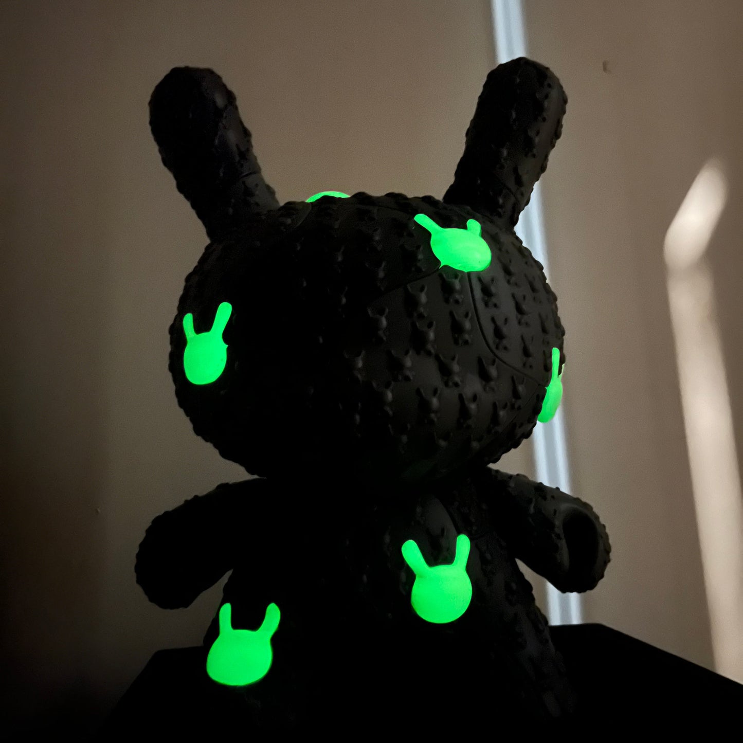 Kidrobot x Locknesters Puzzle Dunny 20" Glow-in-the-Dark Art Figure - Monochrome Edition - Kidrobot.com Exclusive (Limited Edition of 20)