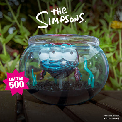 The Simpsons - Blinky in Fish Bowl 5.5” Vinyl Art Figure (Nuclear Electroplate Edition) - NYCC 2025 Debut - SOLD OUT!