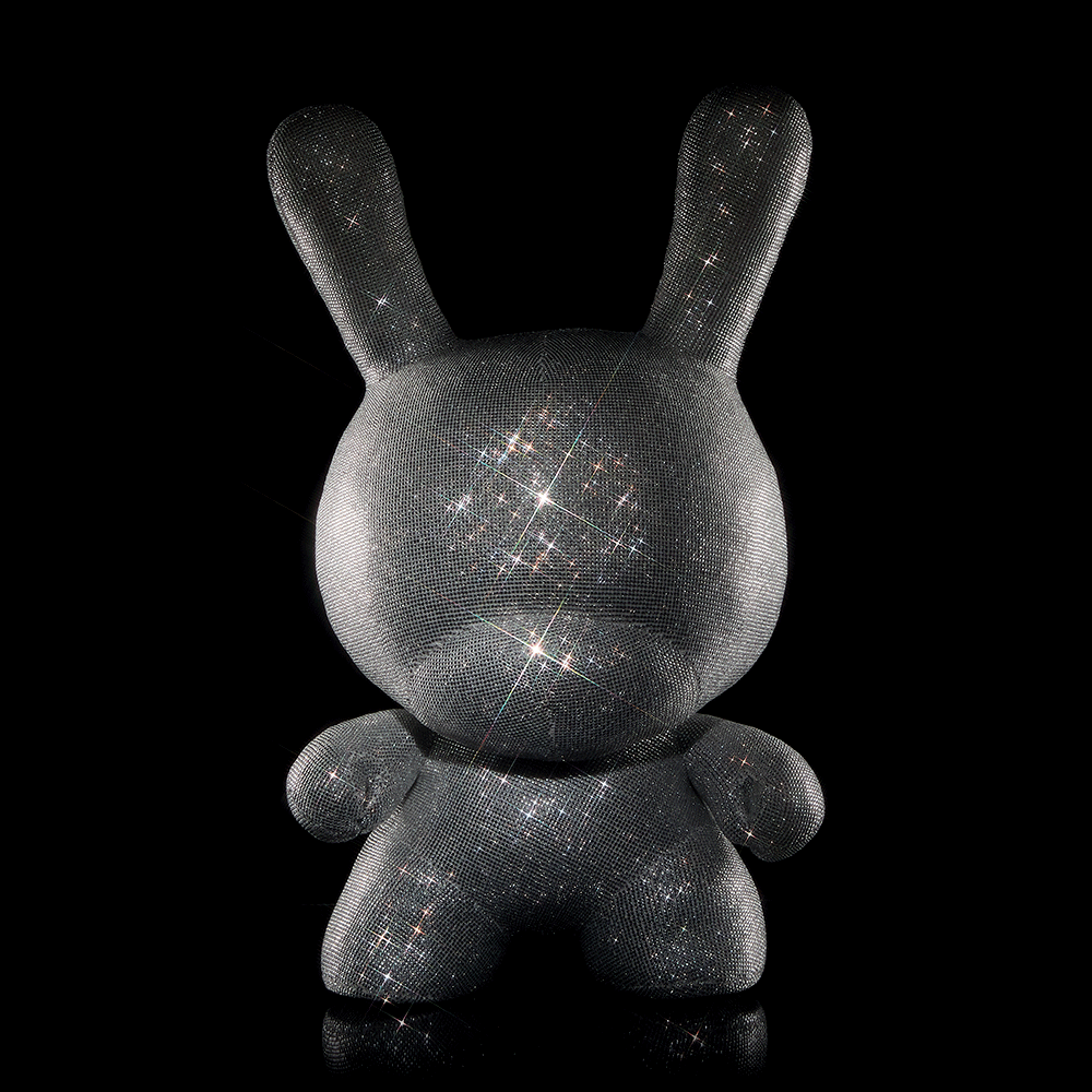 The Rhinestone Dunny Giant 20" Plush Figure by Kidrobot
