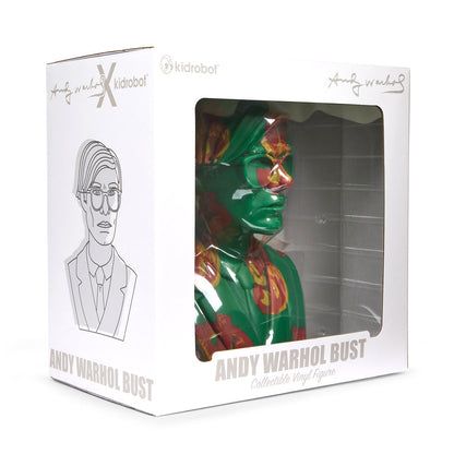 Andy Warhol 12" The Bust Vinyl Art Sculpture - Dollar $ign Edition - Limited Edition of 200