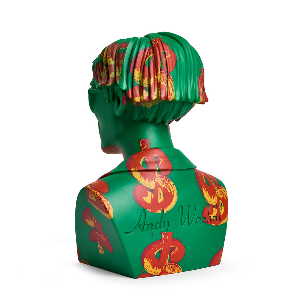Andy Warhol 12" The Bust Vinyl Art Sculpture - Dollar $ign Edition - Limited Edition of 200
