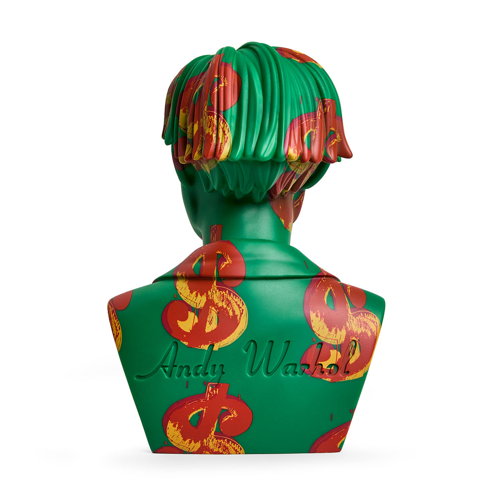 Andy Warhol 12" The Bust Vinyl Art Sculpture - Dollar $ign Edition - Limited Edition of 200