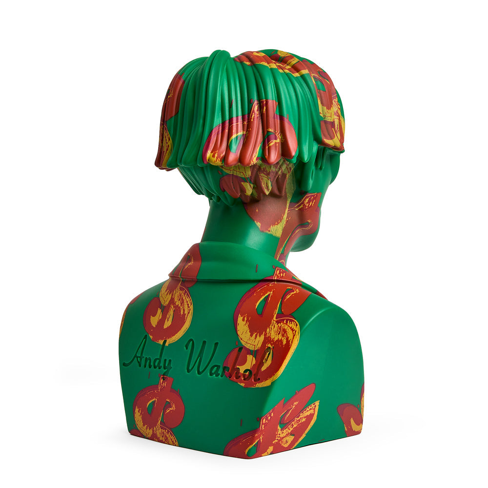 Andy Warhol 12" The Bust Vinyl Art Sculpture - Dollar $ign Edition - Limited Edition of 200