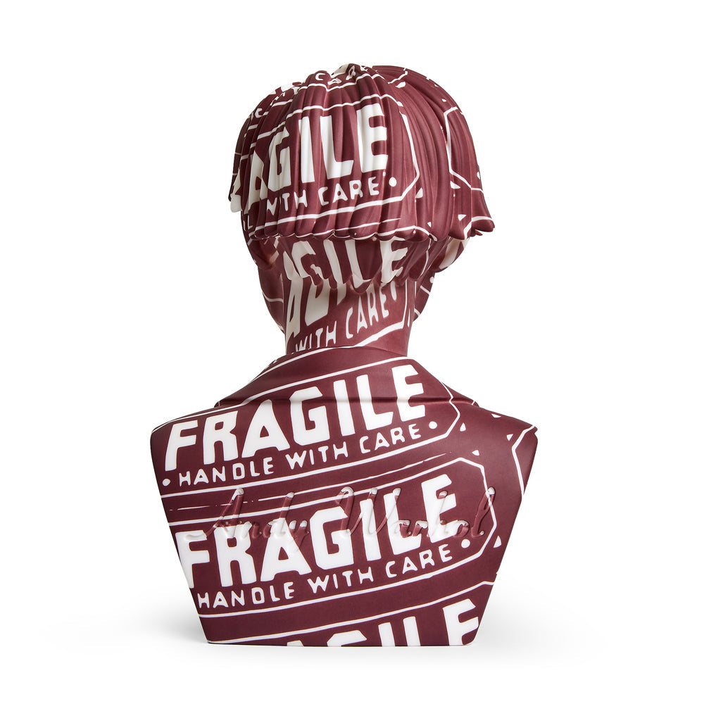 Andy Warhol 12" Bust Vinyl Art Sculpture - Fragile Edition - Limited Edition of 200