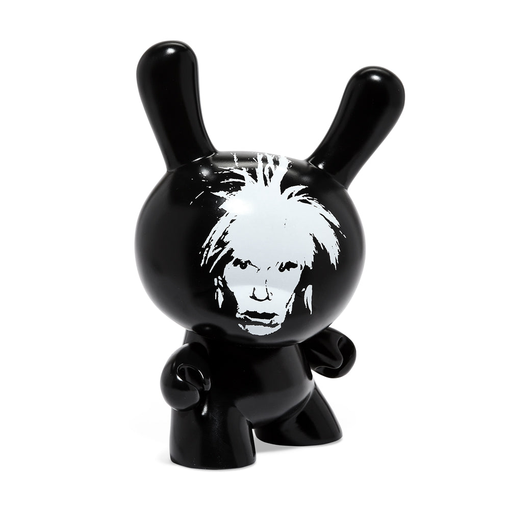 Andy Warhol Fright Wig Self-Portrait 8" Masterpiece Dunny - Monochrome Edition