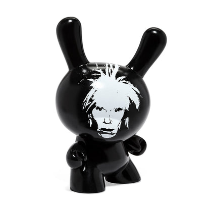 Andy Warhol Fright Wig Self-Portrait 8" Masterpiece Dunny - Monochrome Edition