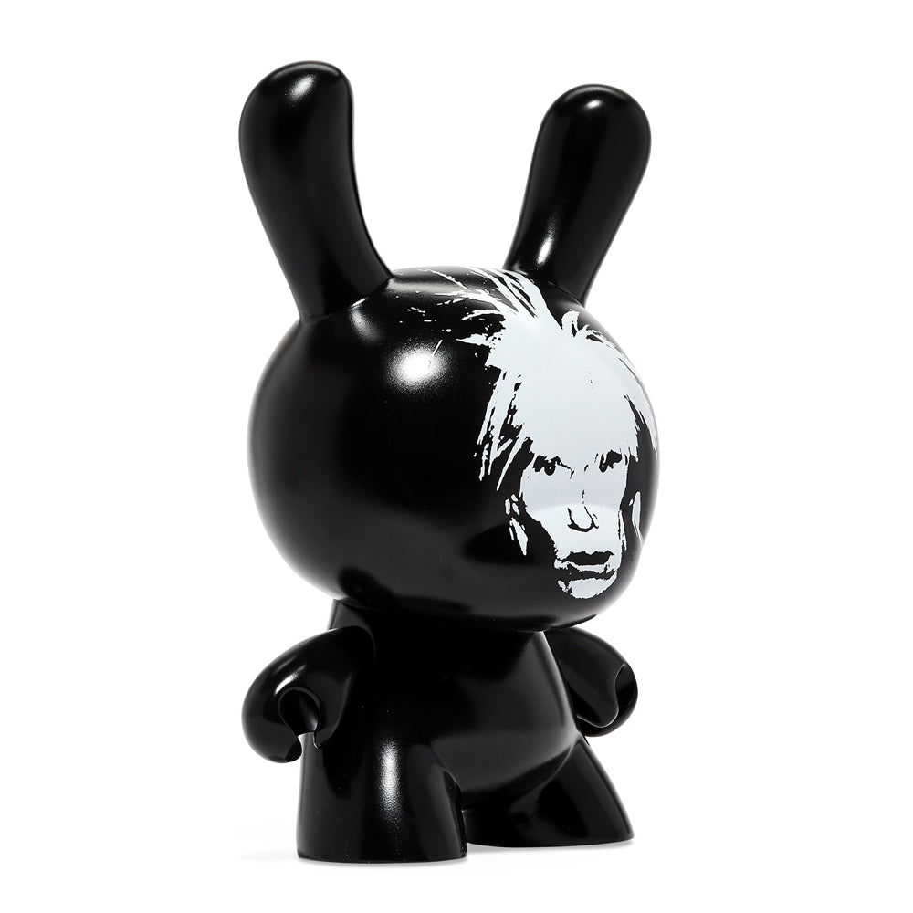 Andy Warhol Fright Wig Self-Portrait 8" Masterpiece Dunny - Monochrome Edition