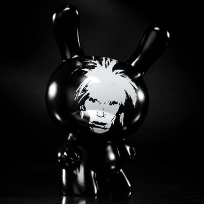 Andy Warhol Fright Wig Self-Portrait 8" Masterpiece Dunny - Monochrome Edition