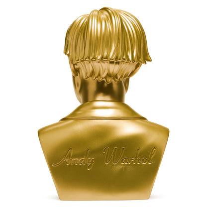 Andy Warhol 12" The Bust Vinyl Art Sculpture - Gold Edition - Limited edition of 200