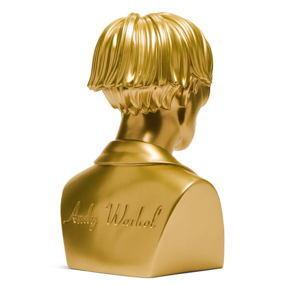 Andy Warhol 12" The Bust Vinyl Art Sculpture - Gold Edition - Limited edition of 200