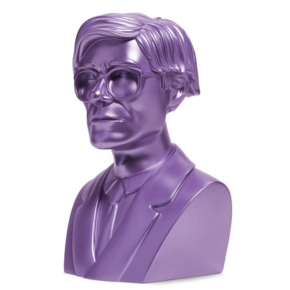 Andy Warhol 12" The Bust Vinyl Art Sculpture - Lavender Edition (2022 Con Exclusive)