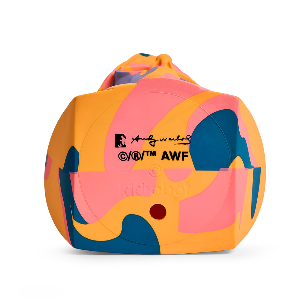 Andy Warhol 12" The Bust Vinyl Art Sculpture - Orange Camouflage Edition (Limited Edition of 200)