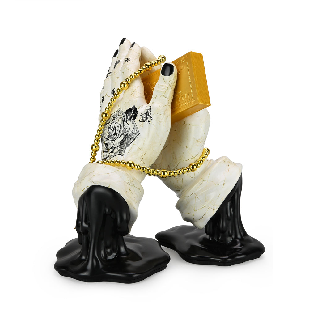 Let Us Prey 10" Vinyl Art Figure by Frank Kozik - Exclusive Tatted Marble Edition (VAULT)