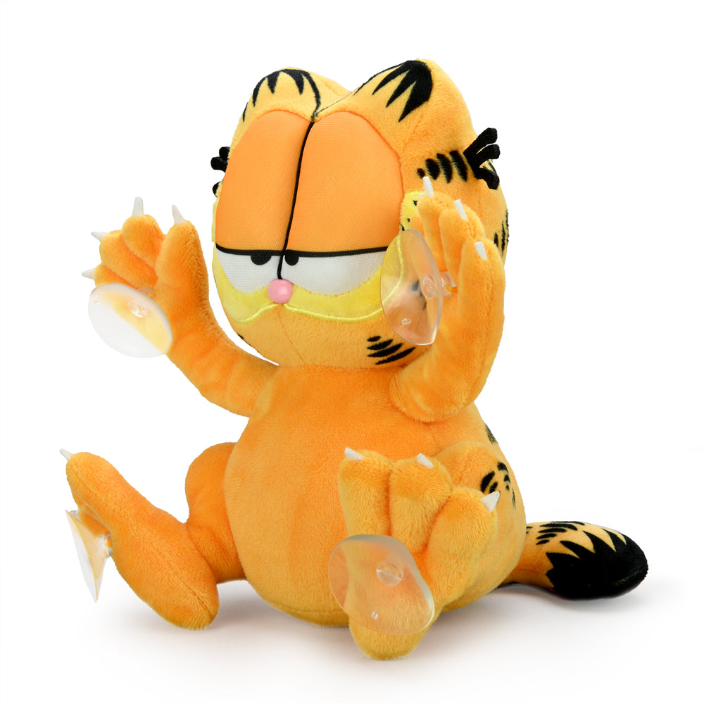 Garfield 8" Plush Suction Cup Window Clinger by Kidrobot - Relaxed Edition