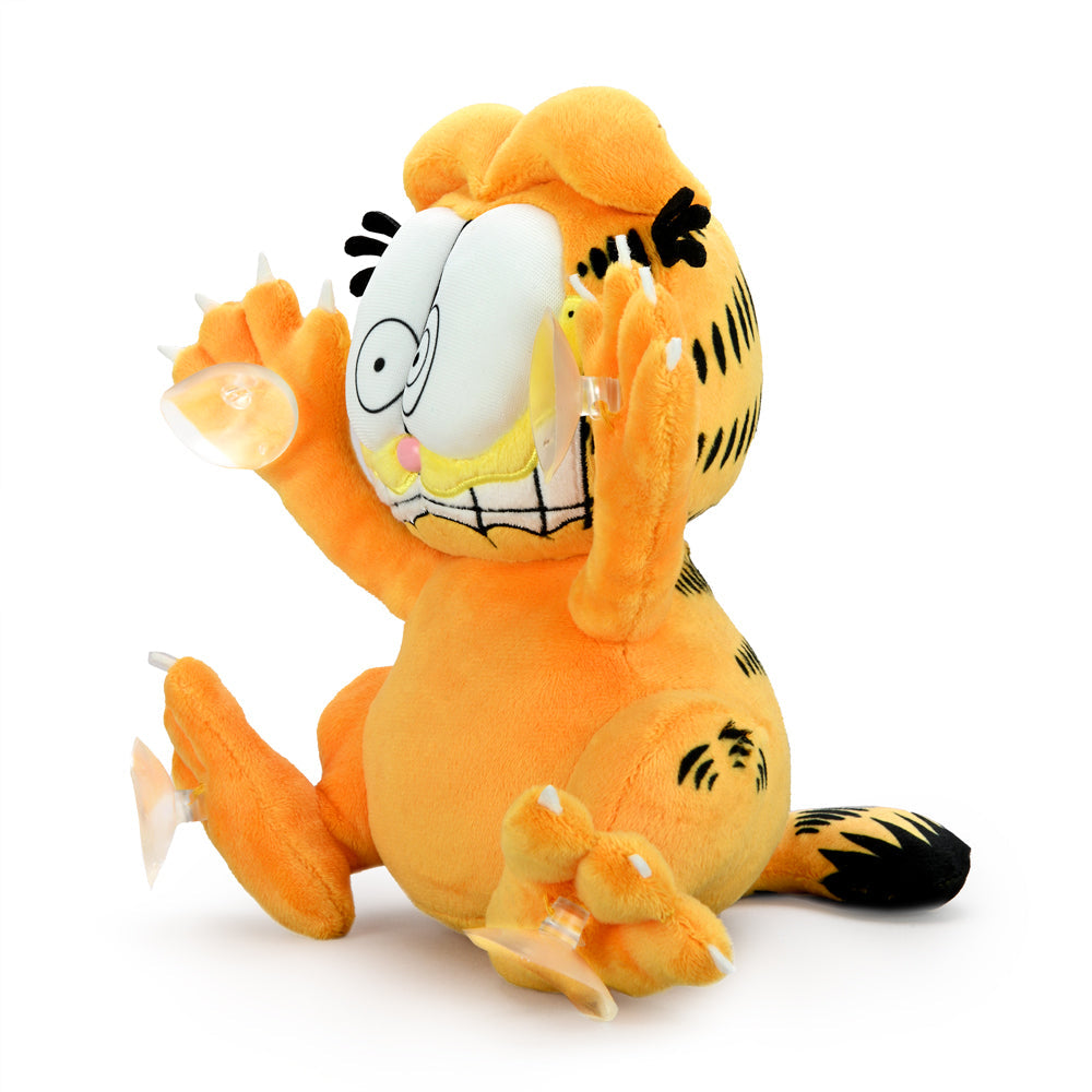 Garfield 8" Plush Suction Cup Window Clinger by Kidrobot - Scared Edition