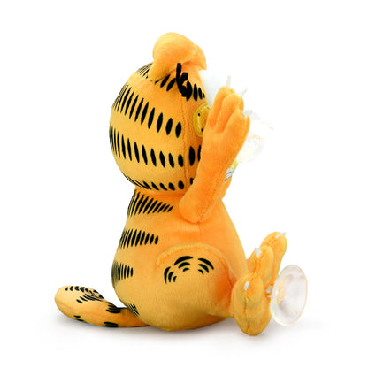 Garfield 8" Plush Suction Cup Window Clinger by Kidrobot - Scared Edition