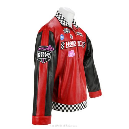 Hello Kitty® Tokyo Speed Red Moto Jacket by Kidrobot - Limited Edition