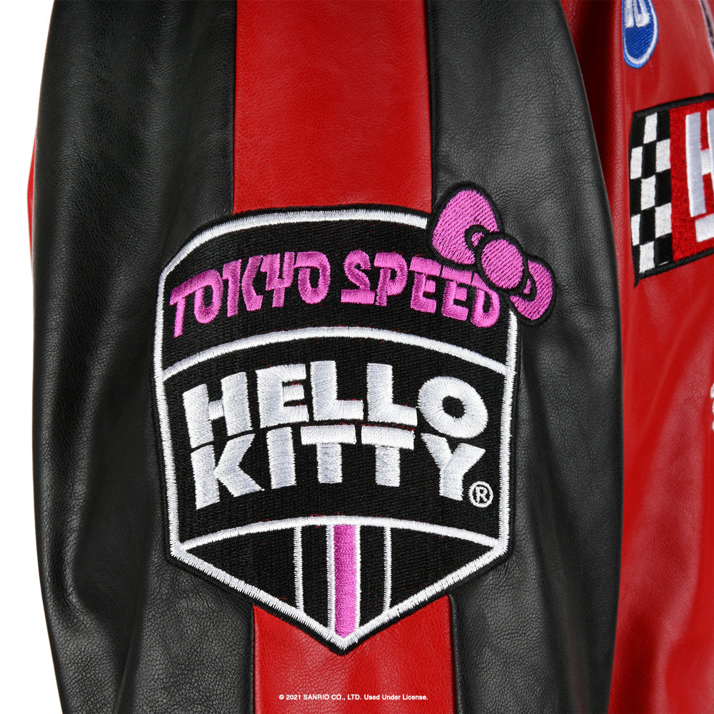 Hello Kitty® Tokyo Speed Red Moto Jacket by Kidrobot - Limited Edition