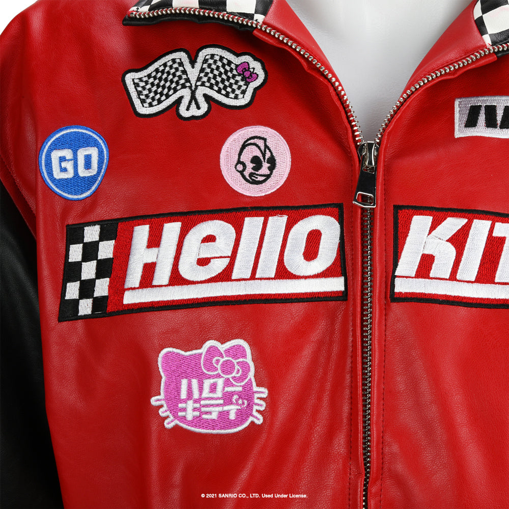 Hello Kitty® Tokyo Speed Red Moto Jacket by Kidrobot - Limited Edition