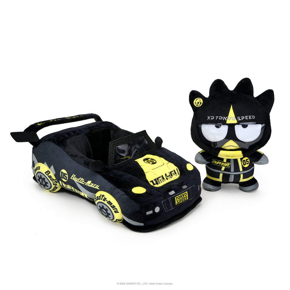 Hello Kitty® and Friends Tokyo Speed Racer 13" Plush 4-Pack Bundle - Badtz-maru®, Hello Kitty, Kuromi & My Melody®
