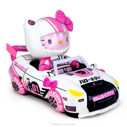 Hello Kitty® and Friends Tokyo Speed Racer 13" Plush 4-Pack Bundle - Badtz-maru®, Hello Kitty, Kuromi & My Melody®