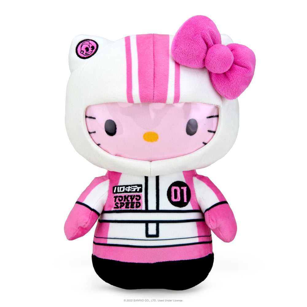Hello Kitty® and Friends Tokyo Speed Racer 13" Plush 4-Pack Bundle - Badtz-maru®, Hello Kitty, Kuromi & My Melody®