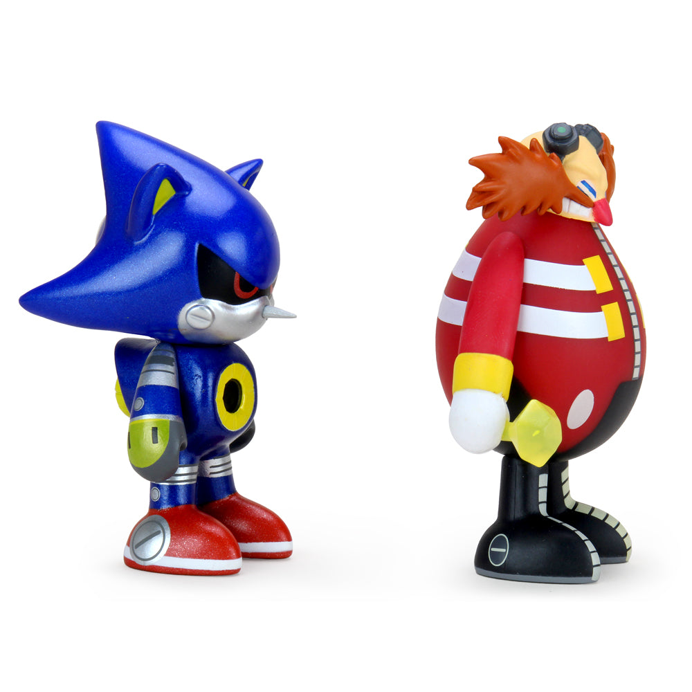 Sonic the Hedgehog 3" Vinyl Figure Dr. Robotnic and Metal Sonic 2-Pack