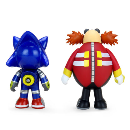 Sonic the Hedgehog 3" Vinyl Figure Dr. Robotnic and Metal Sonic 2-Pack