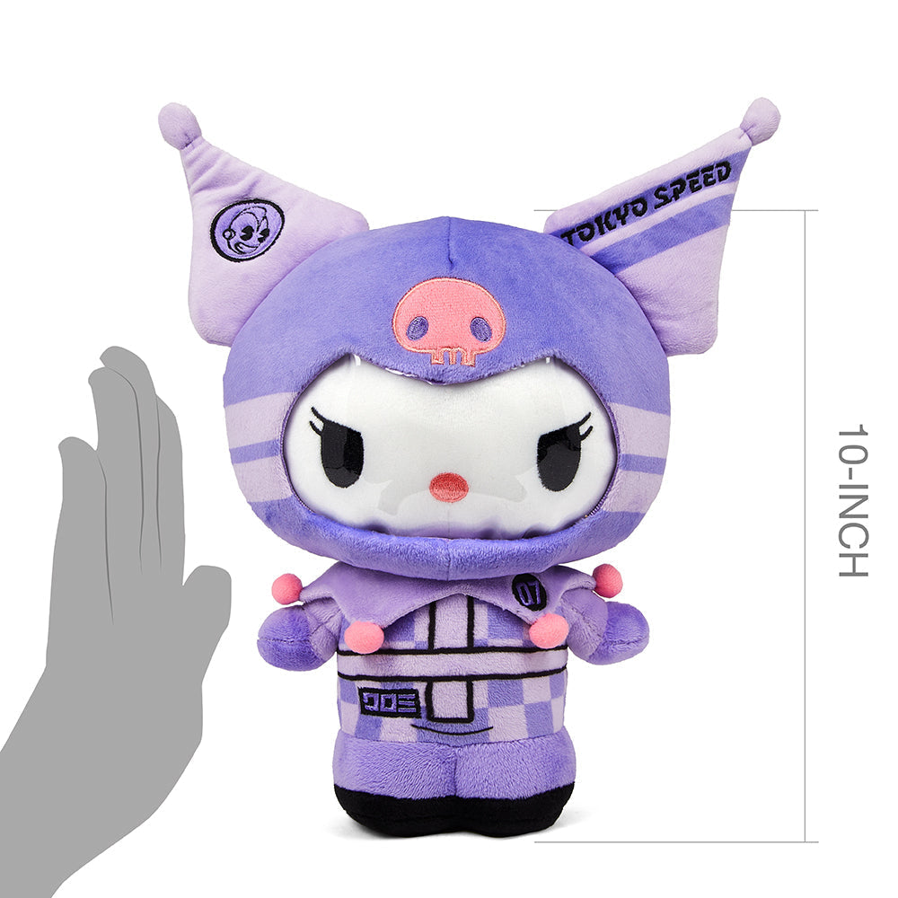 Hello Kitty® and Friends Tokyo Speed Racer 13" Plush 4-Pack Bundle - Badtz-maru®, Hello Kitty, Kuromi & My Melody®