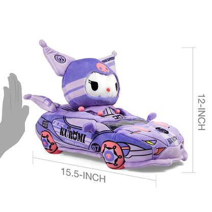 Hello Kitty® and Friends Tokyo Speed Racer 13" Plush 4-Pack Bundle - Badtz-maru®, Hello Kitty, Kuromi & My Melody®